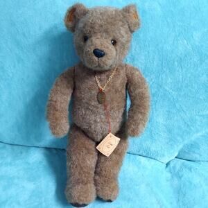 Vintage 1982 Little Folk Mcbride Jointed Bear Plush 22"
